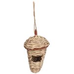 Nid d'oiseau tiss� � la main pour l'ext�rieur, maison de jardin d�corative pour pinsons