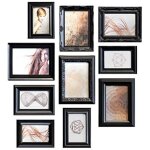 Nielsen - design set de cadres baroque noir 10 pi�ces