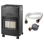 Niklas - poele  gaz infrarouge 4200w novakit piezo volume 120 m + tuyau gaz vissable + dtendeur butane ...