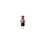 Bouton poussoir miniature � circuit ferm� 3a 125v rouge