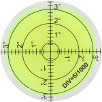 Niveau � bulle horizontal de haute pr�cision en aluminium, rond, 60 mm (2, 4 pouces), pour l'�quilibrage ...