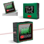 Niveau electronique, inclinom�tre num�rique, avec fonction laser �cran lcd �tanche d'angle digital 4 ...
