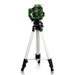 Niveau laser 3d 12 lignes, plage de mesure 10 m - 30 m, niveau + base rotative + support mural + tr�pied ...