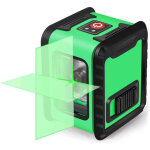 Niveau laser cross - line (vertical / horizontal) auto nivellement laser vert wasserwaagen plage de travail: ...