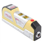 Niveau laser multifonctionnel 3 en 1 avec ruban de mesure et r�gle pour le r�glage des mesures