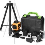 Niveau laser avec trepied, 4d 16 lignes couleur orangerotatif laser level multifonctionnel 4 x 360� niveaux ...