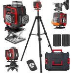 Niveau laser vert autonivelant 4x360�, rotatif 4d 16 lignes autonivellement niveau, laser chantier avec ...