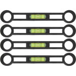 Niveau, outils et accessoires d'installation de robinetterie de salle de bain, niveau � bulle, 4 pi�ces ...