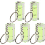 Niveau portable, mini niveau � accrocher enti�rement transparent, lot de 5