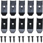 Niveleurs de table avec vis noires incluses ? 10 pi�ces pour meubles et armoires