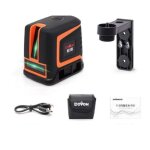 Nivellement automatique laser rechargeable, niveau laser crois� de haute pr�cision avec un angle d'expansion ...