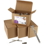 Nm - lot de 800 vis terrasse en inox a2 � t�te frais�e r�duite - empreinte torx 25 - 4 embouts torx 25 ...