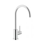 Mlangeur d'vier avec tube tournant en laiton chrom nobili live