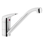 Nobili - mlangeur monocommande pour vier 155x225 mm en laiton chrom hera