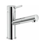 Nobili - mélangeur lavabo avec douchette extractible série live lv00118 / 40cr chromé - laiton Nobili - mélangeur lavabo avec douchette extractible série live lv00118 / 40cr chromé - laiton