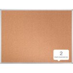 Nobo tableau d affichage argent 1200 x 900 mm