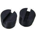 (noir, 2 pi�ces) coussinets en caoutchouc pour cric hydraulique de voiture, protection solide du dessous ...