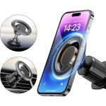 (noir - 6)support t�l�phone voiture magn�tique pour grille d'a�ration & tableau de bord, rotation 360 ...