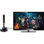 (noir)antenne tv interieur puissante, hdtv antennes amplifi�e pour dvb - t tnt num�rique et analogique ...