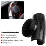 (noir)boule de volant de voiture - - universel - noir - alliage m�tallique