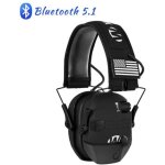 Type a - noir - casque de tir anti - bruit bluetooth 5. 1, prot�ge - oreilles pour prise de vue �lectronique, ...