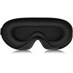 Noir masque de sommeil pour homme femme 3d masque de nuit avec sangle r�glable pour dormeurs lat�raux ...