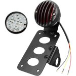 Noir moto montage lat�ral feu arri�re frein support de plaque d'immatriculation feu arri�re pour s uzuki ...