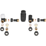 Noir / or axial thermostatique inclin chauffe - eau pex / cuivre radiateur lien