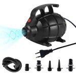 Noir, pompe electrique, pompe � air �lectrique 600w avec 5 buses pour tapis gonflable gonfleur electrique ...