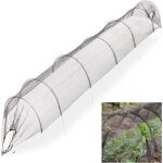 Noir tunnel de jardin avec filet, arceaux, sardines, longueur 3 m, prot�ge des parasites, fines mailles, ...