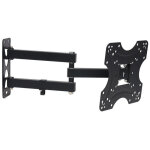 Noirsupport murale tv orientable inclinable universel 17 42  fixation mural t�l�vision led / lcd / incurv�e ...
