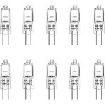 Noluxa lot de 10 ampoule halog�ne g4 10w 12v lampe de base � broche halog�ne , blanc chaud 3000k [classe ...