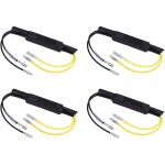 Noluxa 4 pcs moto led flasher 12v led moto clignotant indicateur rsistance adaptateur pour moto auto ...