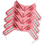 Noluxa lot de 4 serre - joints  angle droit de 90 degrs, pour travail du bois, rglable, tau  onglet ...