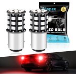 Noluxa ampoule 6. 7w led 1157 rouge double fonction (ampoule led feu stop et position) - 33 smd 2835 ...