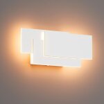 Noluxa applique murale, 12w lampe murale, eclairage mural tanche ip20, design moderne chambre lgante, ...
