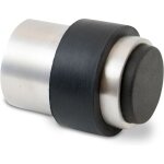 Noluxa bute de porte en acier inoxydable - butoir de porte mural en caoutchouc avec matriel de fixation ...