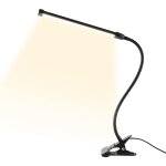 Noluxa lampe de bureau 8 w � intensit� variable usb avec 3 modes (froid / chaud / naturel) 10 niveaux ...