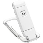 Noluxa lampe de lecture, liseuse lampe clip usb rechargeable, clip flexible et portable lumi�re douce ...