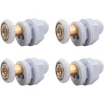 Noluxa roulettes porte de douche, 4 pi�ces roulette, pour remplacement de douche coulissante verre porte ...