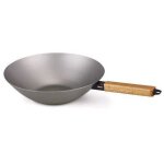 [jamais utilis] nomad poele wok 20cm acier carbone beka - 13970204