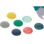 Noralsy - lot de 8 pastilles couleur pour badge campikey
