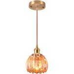 Suspension luminaire en verre plafonnier d'intrieur vintage lustre rtro suspension moderne en verre ...