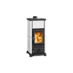 La nordica - pole  bois raccordable en cramique emiliana 6. 5 kw blanc