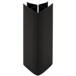 Nordlinger pro lot de 4 profils de finition ajustables pour menuiserie noir