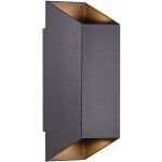 Nordlux ? applique ext�rieure nico square 22 en aluminium noir ? h. 23. 5 cm ? ip54 ? gu10 ? �claire ...