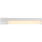 Nordlux - applique murale malaika 49 aluminium blanc, h. 7 - ip44 - led module / int�rieur