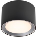 Nordlux - surface spot landon 8 m�tal noir, h. 8. 2 - ip44 - led module / int�rieur