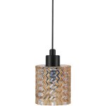 Nordlux - suspension hollywood verrerie ambre, h. 17. 7 - ip20 - e27 / int�rieur