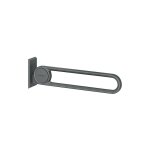 Barre d'appui relevable normbau cavere vario, 900 mm anthrazit - m�tallique